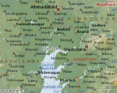 khambhat map